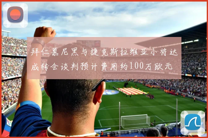 拜仁慕尼黑与捷克斯拉维亚小将达成转会谈判预计费用约100万欧元